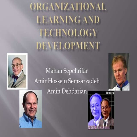 Organizational learning and technology development