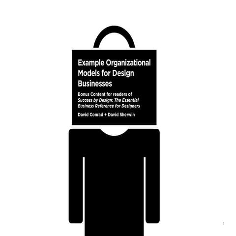 Example Organizational Models for Design Businesses