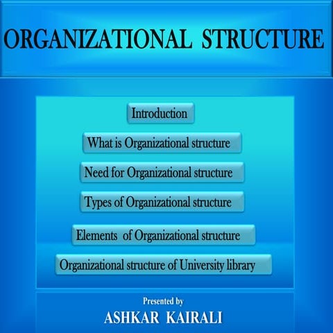 Organizational pattern