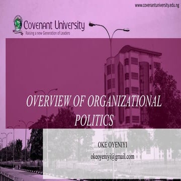 Organizational politics