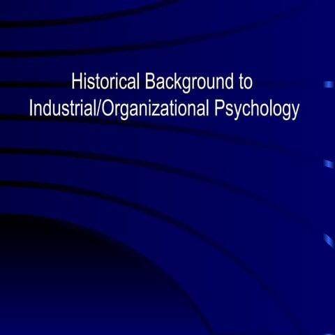 Organizational psychology