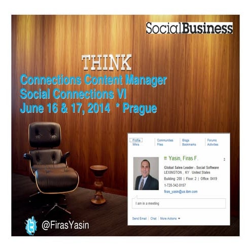 Social Connections Prague 2014 Organizational social CCM