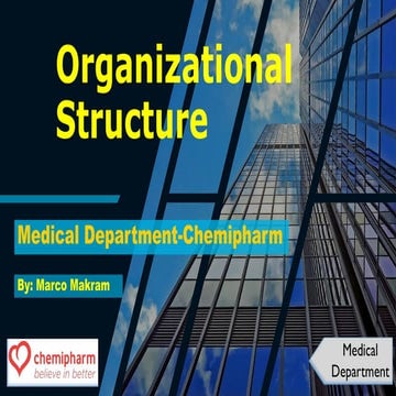 Organizational structure by marco makram.