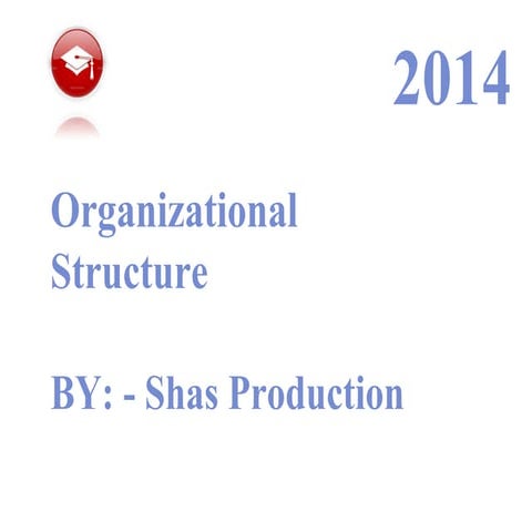 Organizational structure by shas production