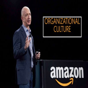 Organizational structure of amazon
