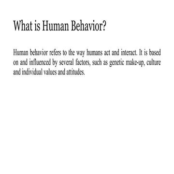 Structure of Human behavior.pptx
