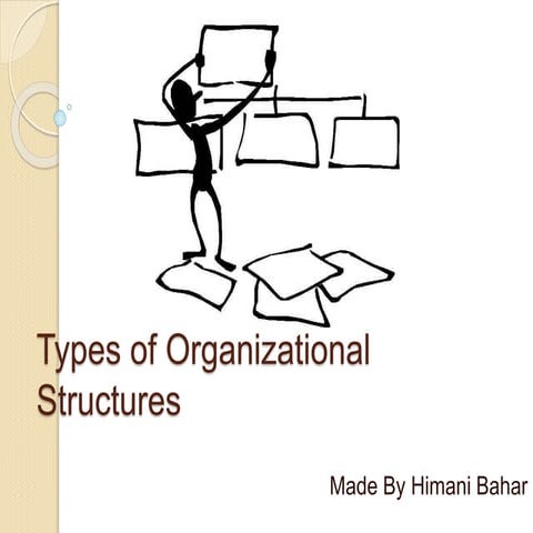Organizational structures