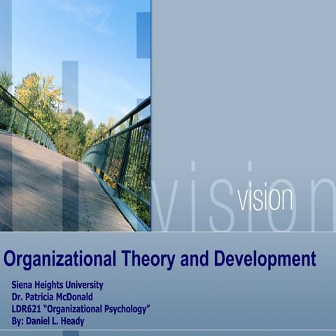 Organizational Theory And Development