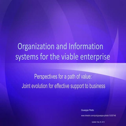 Organization and IT_viability