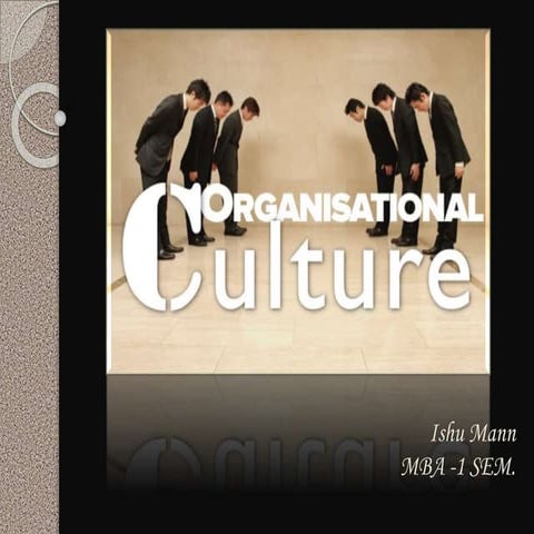 Organization culture