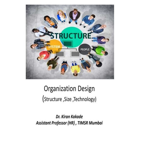 Organization Design:Structure,Size,Technology