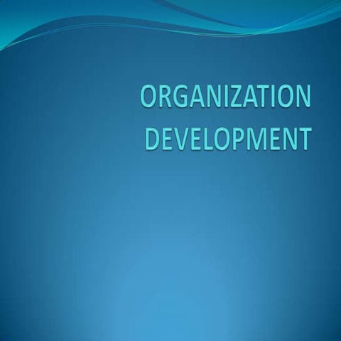 Organization development