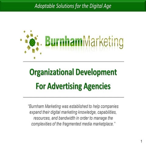 Agency Organization Development