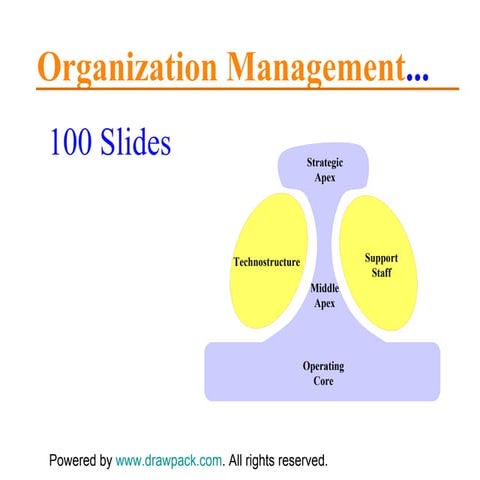 Organization Management, business presentations