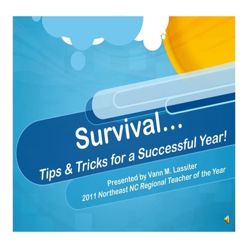 Organization presentation by vann lassiter