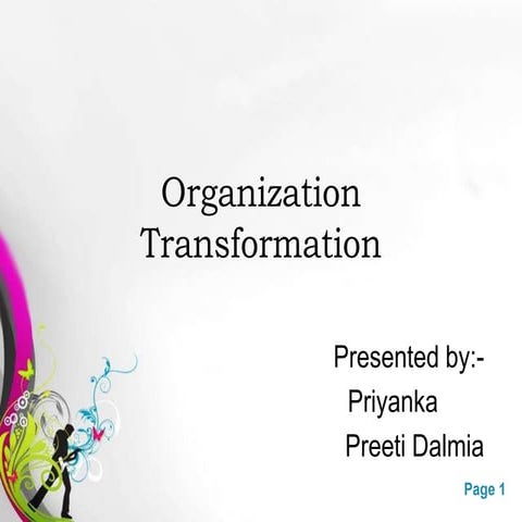 Organization transformation ppt