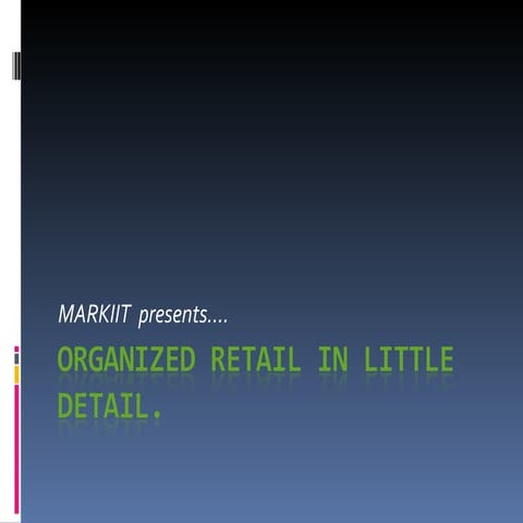 Organized retail sector