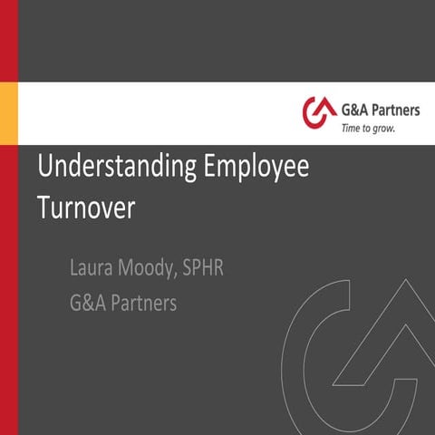 Understanding Employee Turnover