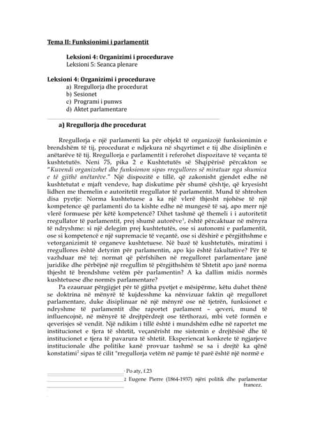 Organizimi i procedurave
