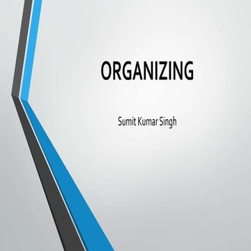 Organizing