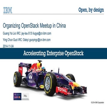 Organizing open stack-meetup-in-china