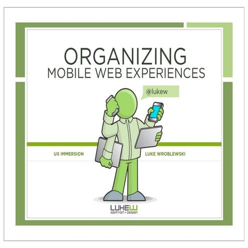 Organizing mobile web experiences - preview