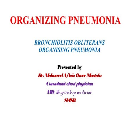 Organizing  pneumonia
