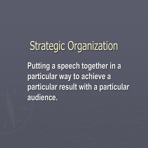 organizing speeches.ppt