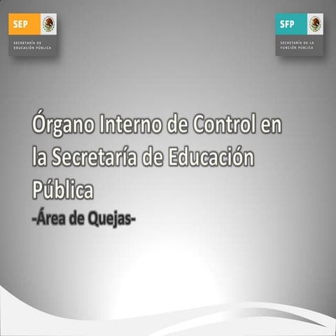 Organo Interno de Control en la SEP