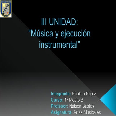 Organologia e intrumentos musicales | PPTX