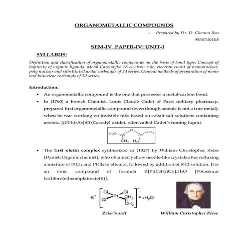 Organometallic Compounds_Notes.pdf sem 4