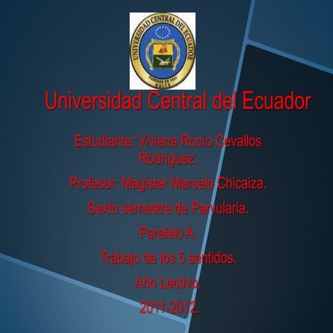 Organos de los sentidos