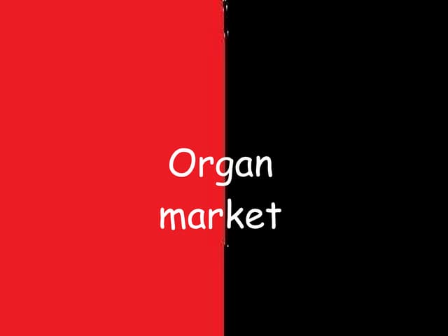 Organ trading