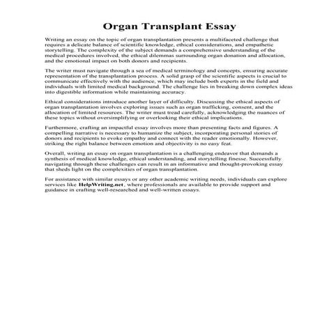 Organ Transplant Essay.pdf