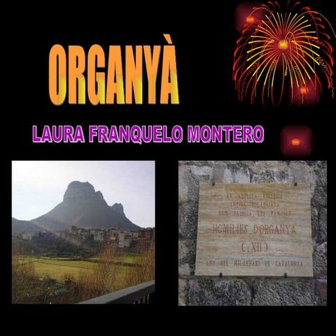 Organyà, un món de sensasions | PPTX