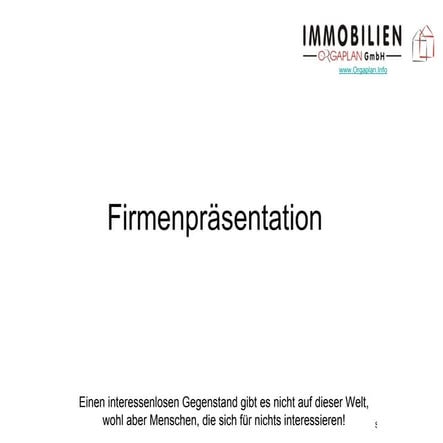 Orgaplan Firmenpräentation