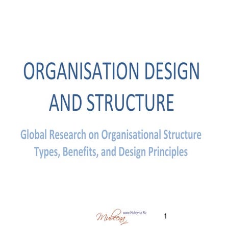 Organisation Structure