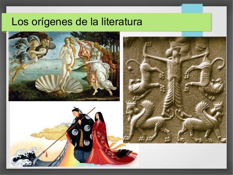 Los orígenes literatura