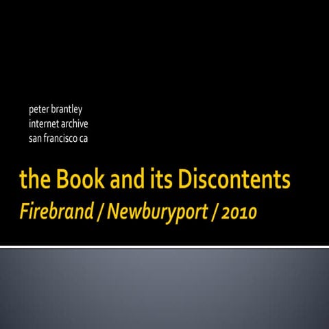 Organizational Fields and the Book Industry