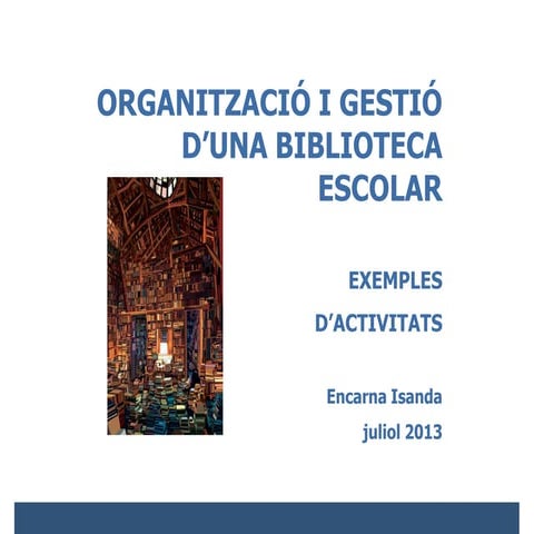 Org gest be rosa sensat 2013 activitats