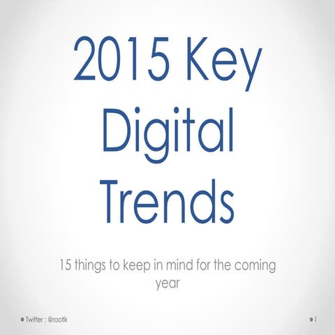 2015 Digital Trends