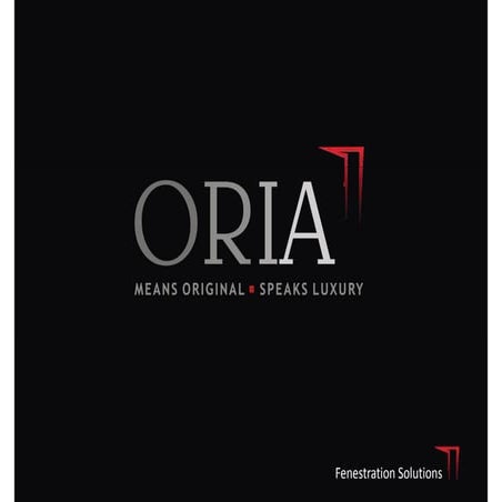 Oria - Bespoke Fenestration