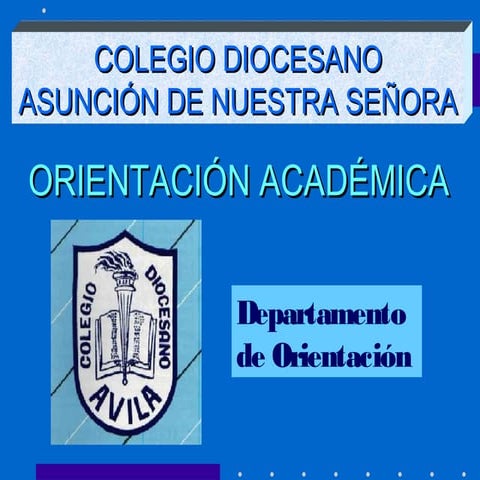 Orientación académica para 4º eso. Un ejemplo