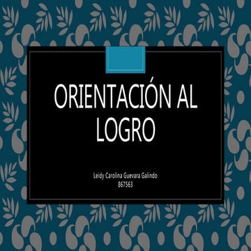 Orientación al logro