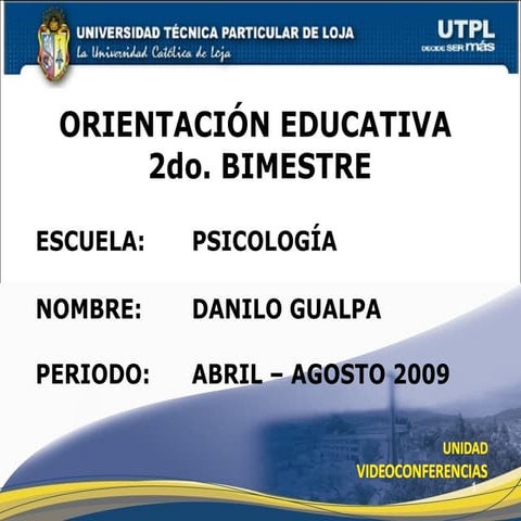 Orientación Educativa