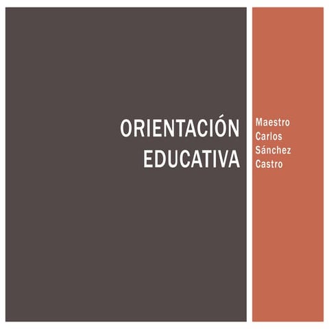 Orientación educativa