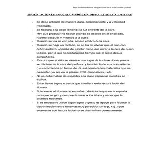Orientaciones alumno def. auditivo