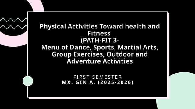 Orientation-and-Introduction.  PHYSICAL education