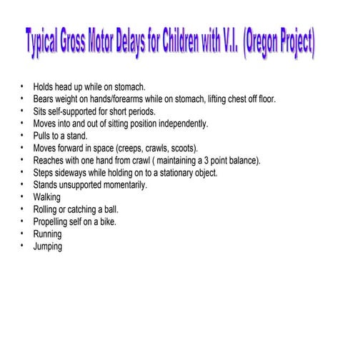 Orientation and Mobility: Part 2