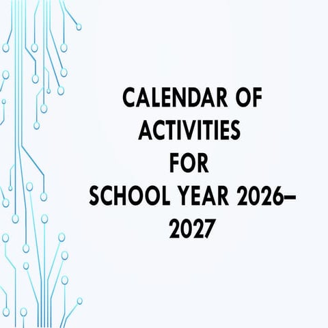 Comprehensive School Year 2026-2027 Calendar and Academic Program ...